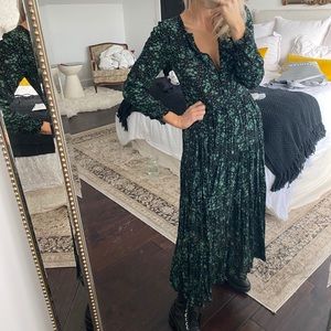 Zara Floral Midi Dress (XS)